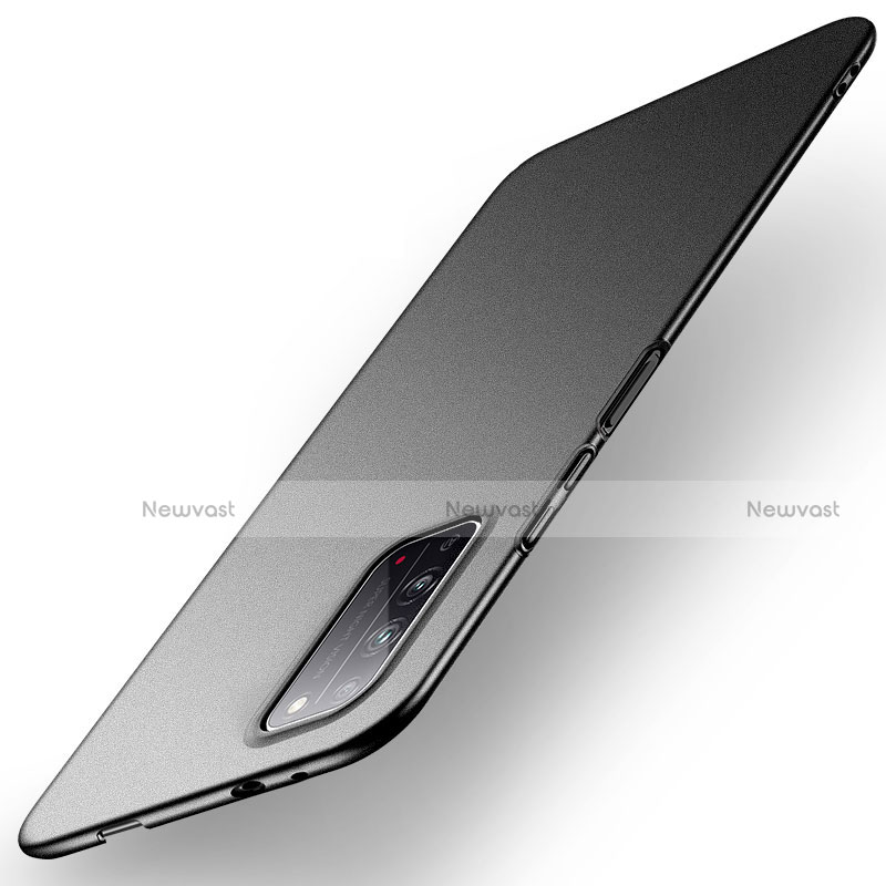 Hard Rigid Plastic Matte Finish Case Back Cover P01 for Huawei Honor X10 5G Black
