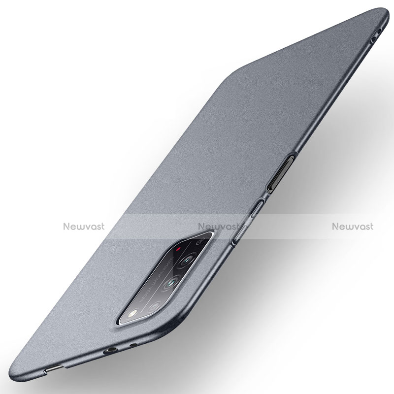 Hard Rigid Plastic Matte Finish Case Back Cover P01 for Huawei Honor X10 5G Gray