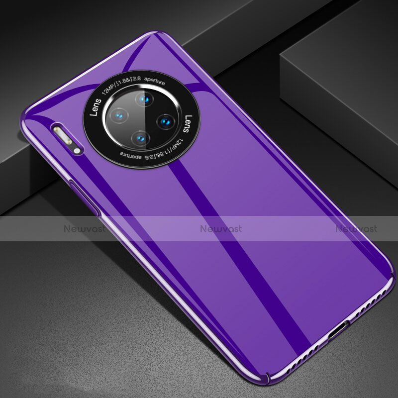 Hard Rigid Plastic Matte Finish Case Back Cover P01 for Huawei Mate 30 Pro 5G Purple