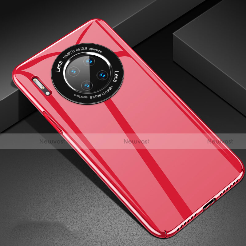 Hard Rigid Plastic Matte Finish Case Back Cover P01 for Huawei Mate 30 Pro 5G Red