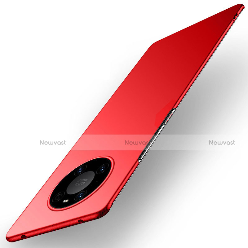 Hard Rigid Plastic Matte Finish Case Back Cover P01 for Huawei Mate 40E Pro 5G Red