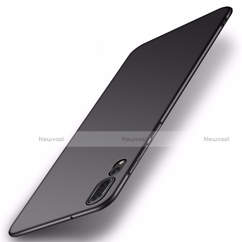 Hard Rigid Plastic Matte Finish Case Back Cover P01 for Huawei P20 Pro Black