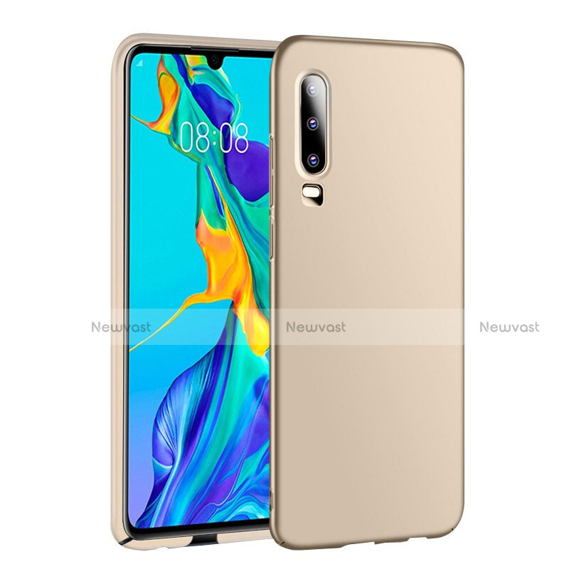 Hard Rigid Plastic Matte Finish Case Back Cover P01 for Huawei P30 Gold