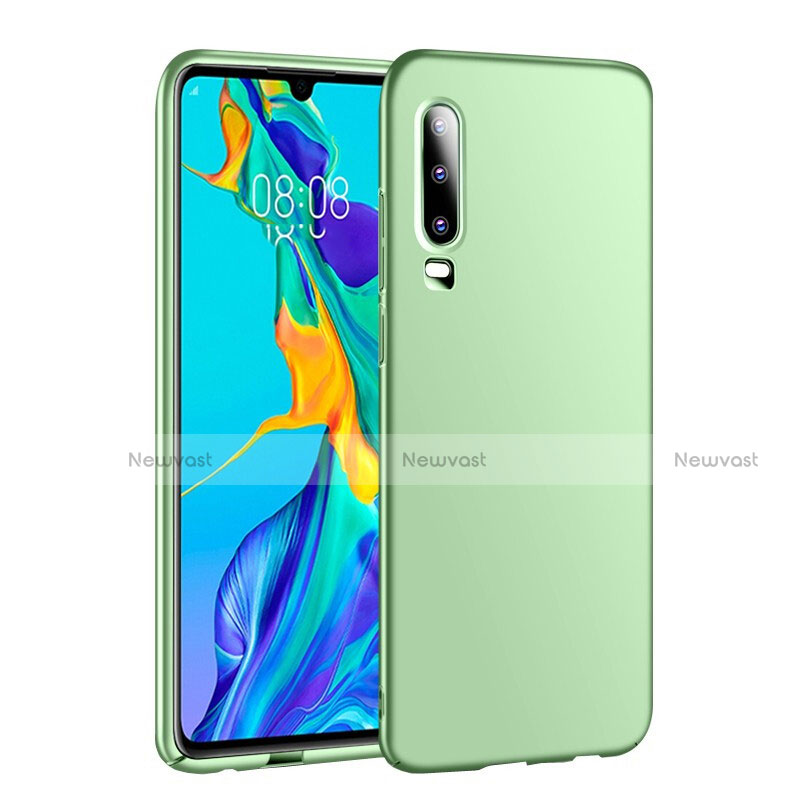 Hard Rigid Plastic Matte Finish Case Back Cover P01 for Huawei P30 Green