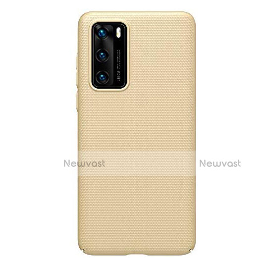 Hard Rigid Plastic Matte Finish Case Back Cover P01 for Huawei P40 Gold