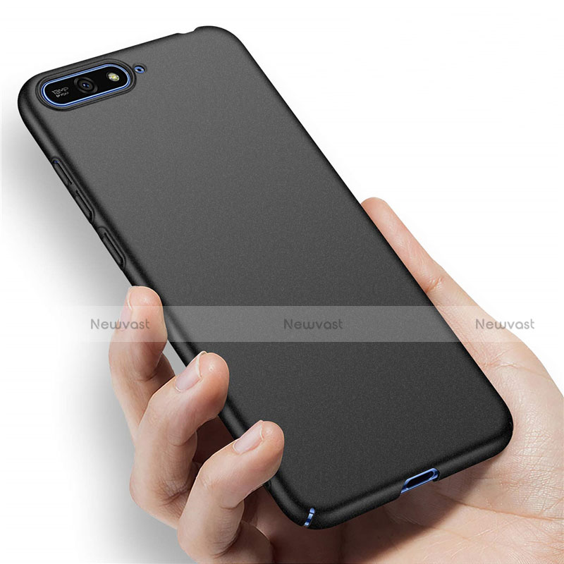 Hard Rigid Plastic Matte Finish Case Back Cover P01 for Huawei Y6 Prime (2018)