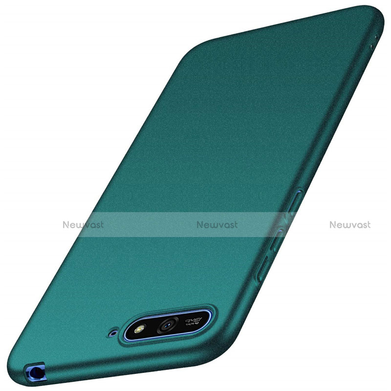 Hard Rigid Plastic Matte Finish Case Back Cover P01 for Huawei Y6 Prime (2018)
