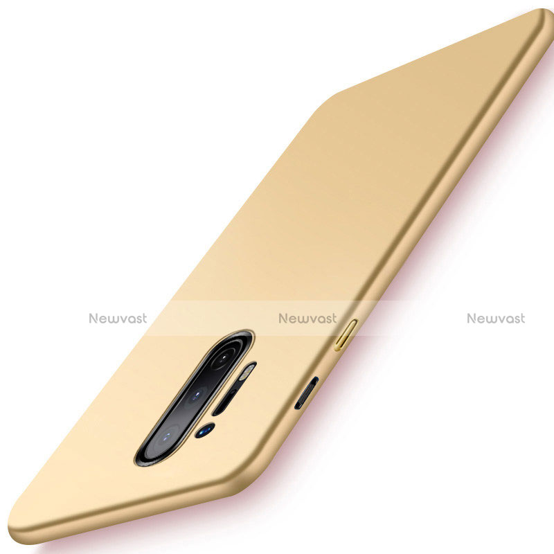 Hard Rigid Plastic Matte Finish Case Back Cover P01 for OnePlus 8 Pro Gold