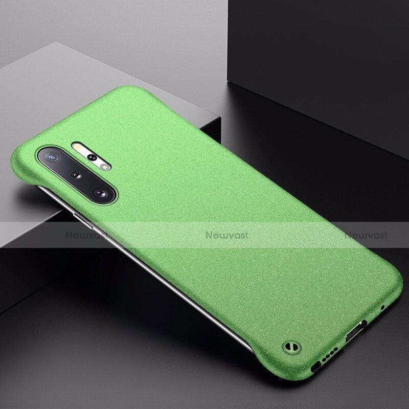 Hard Rigid Plastic Matte Finish Case Back Cover P01 for Samsung Galaxy Note 10 Plus Green