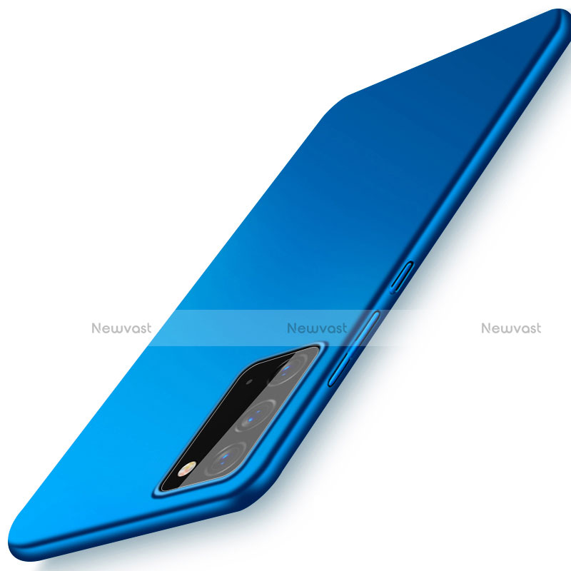 Hard Rigid Plastic Matte Finish Case Back Cover P01 for Samsung Galaxy Note 20 5G Blue