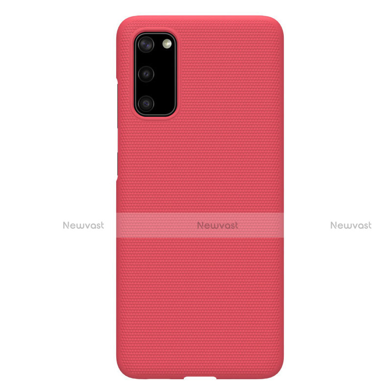Hard Rigid Plastic Matte Finish Case Back Cover P01 for Samsung Galaxy S20 Red