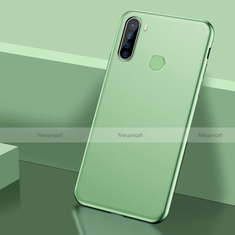 Hard Rigid Plastic Matte Finish Case Back Cover P01 for Xiaomi Redmi Note 8 (2021) Green