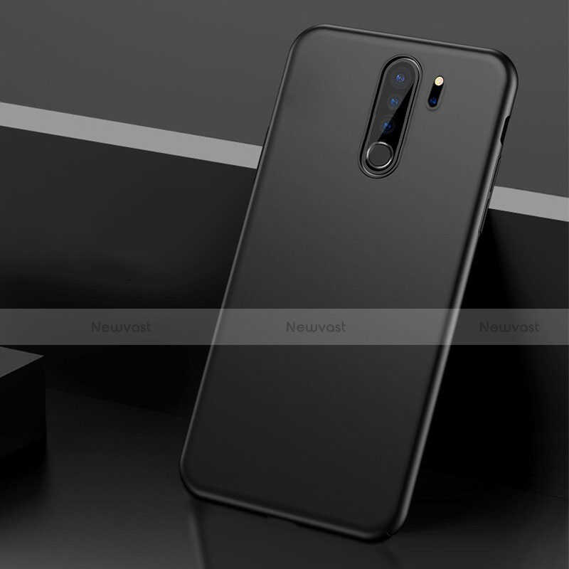 Hard Rigid Plastic Matte Finish Case Back Cover P01 for Xiaomi Redmi Note 8 Pro Black