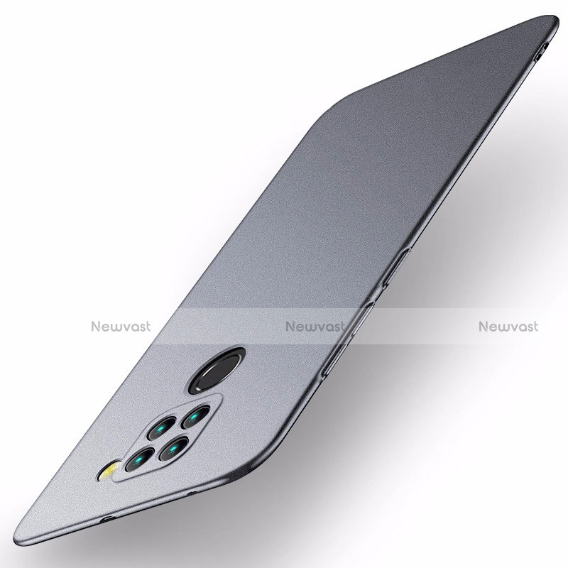 Hard Rigid Plastic Matte Finish Case Back Cover P01 for Xiaomi Redmi Note 9 Gray