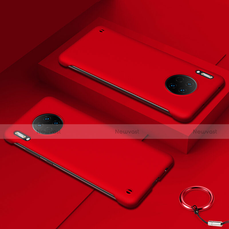 Hard Rigid Plastic Matte Finish Case Back Cover P02 for Huawei Mate 30 Red