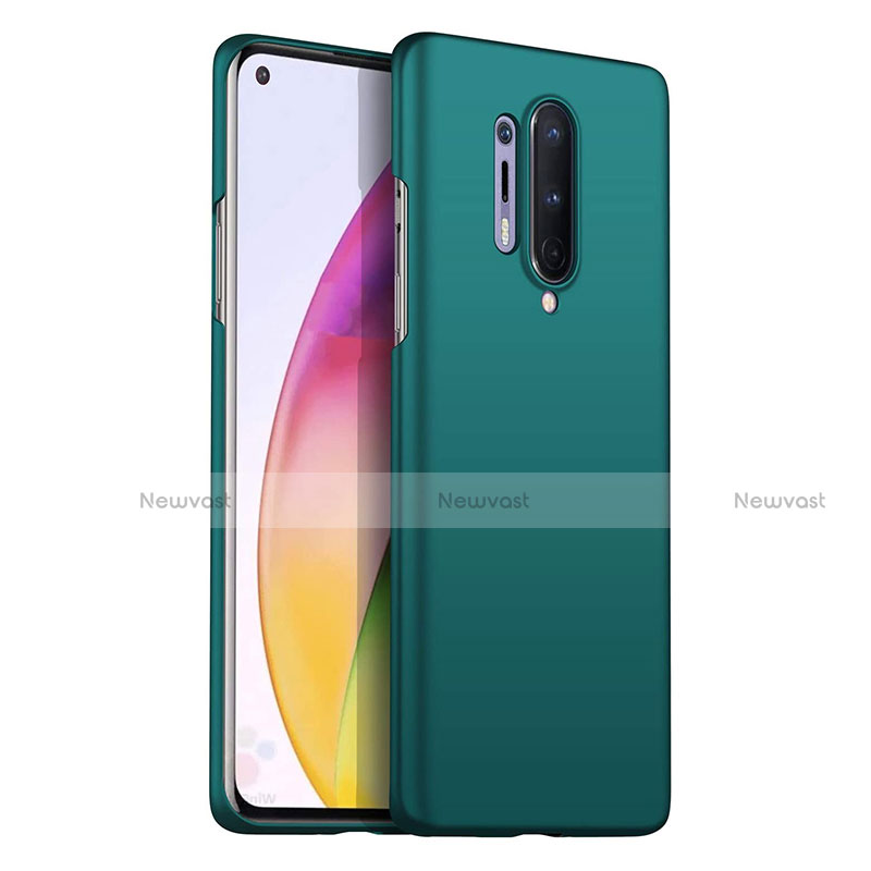 Hard Rigid Plastic Matte Finish Case Back Cover P02 for OnePlus 8 Pro Green