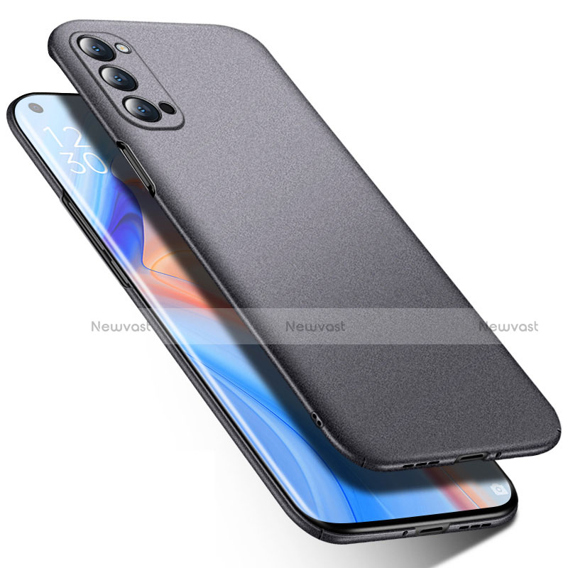 Hard Rigid Plastic Matte Finish Case Back Cover P02 for Oppo Reno4 Pro 5G