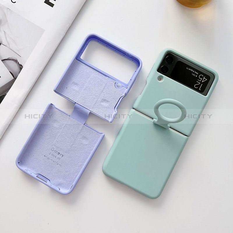 Hard Rigid Plastic Matte Finish Case Back Cover P02 for Samsung Galaxy Z Flip4 5G