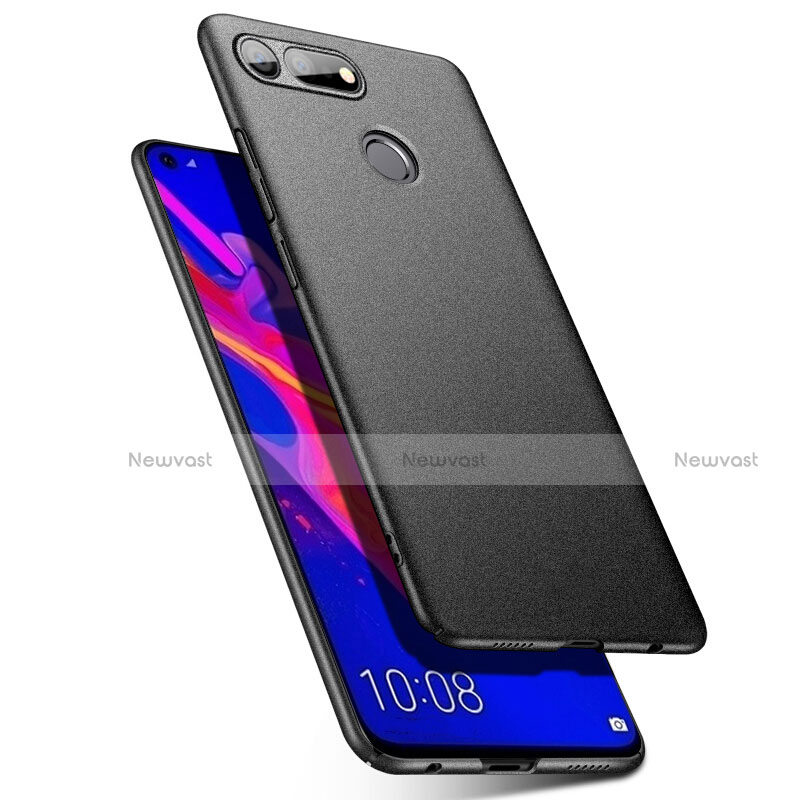 Hard Rigid Plastic Matte Finish Case Back Cover P03 for Huawei Honor View 20 Black