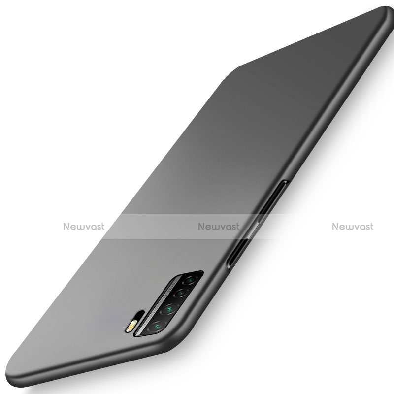 Hard Rigid Plastic Matte Finish Case Back Cover P03 for Huawei Nova 7 SE 5G Black