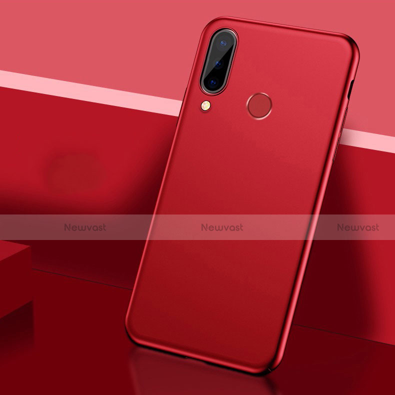 Hard Rigid Plastic Matte Finish Case Back Cover P03 for Huawei P30 Lite New Edition Red