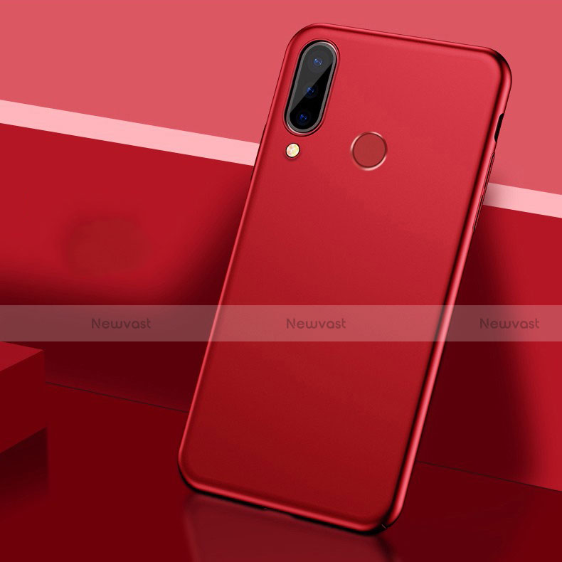 Hard Rigid Plastic Matte Finish Case Back Cover P03 for Huawei P30 Lite Red