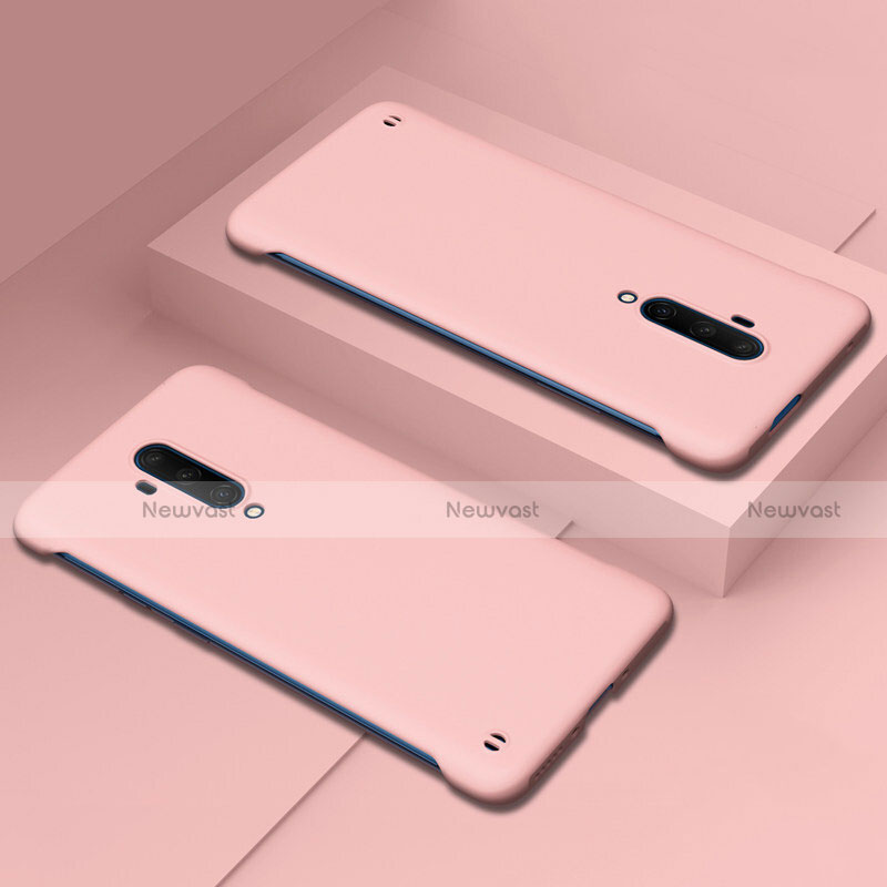 Hard Rigid Plastic Matte Finish Case Back Cover P03 for OnePlus 7T Pro Pink