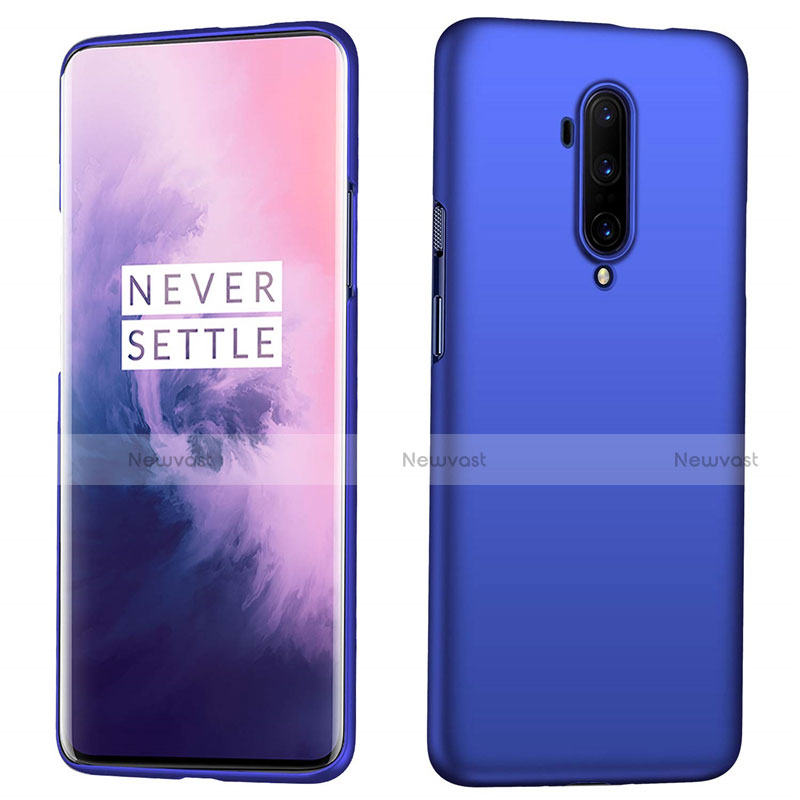 Hard Rigid Plastic Matte Finish Case Back Cover P04 for OnePlus 7T Pro Blue