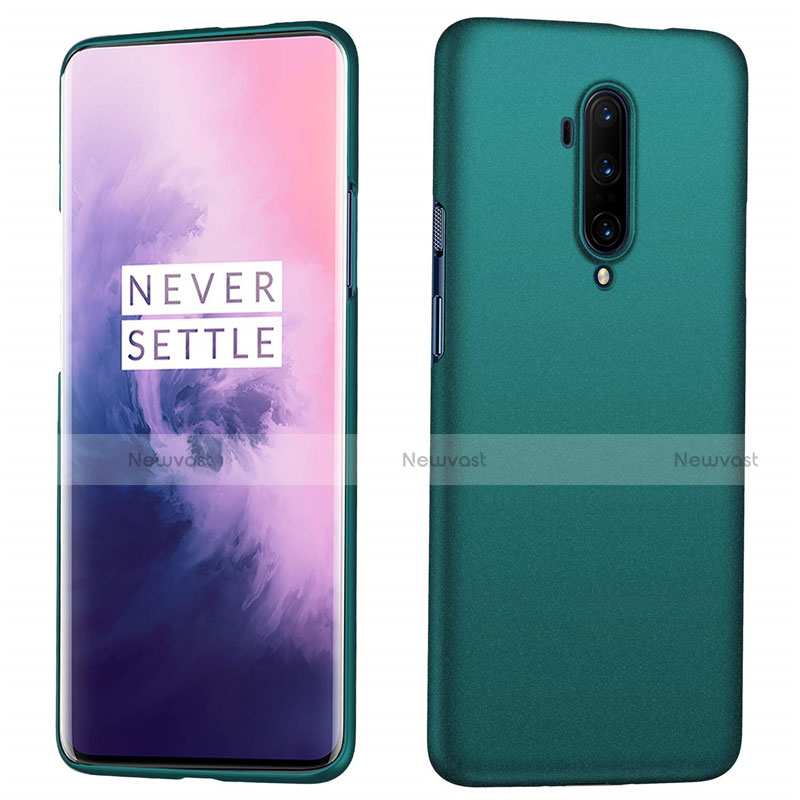 Hard Rigid Plastic Matte Finish Case Back Cover P04 for OnePlus 7T Pro Green