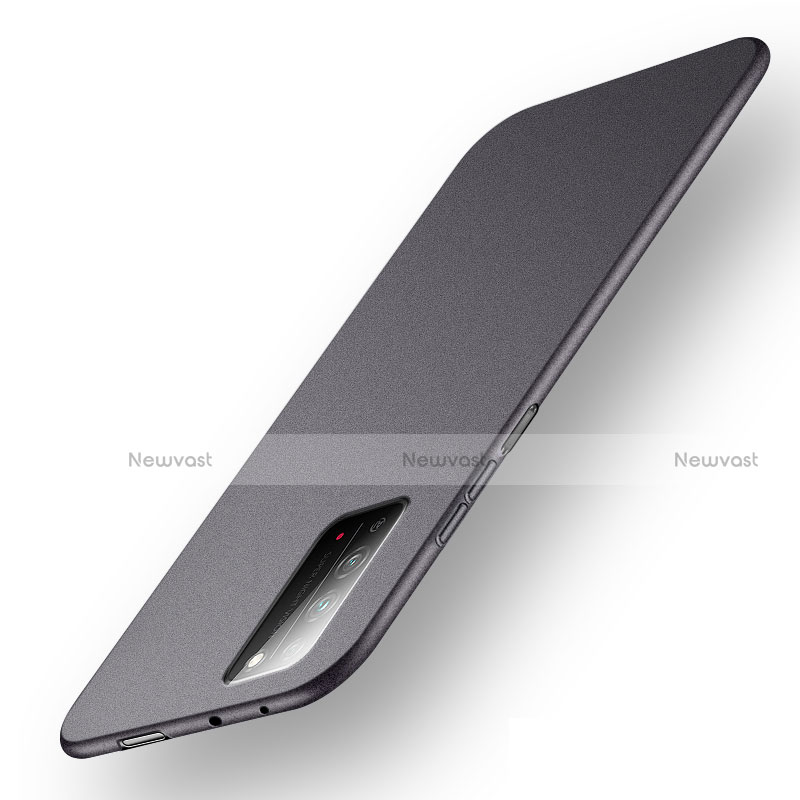 Hard Rigid Plastic Matte Finish Case Back Cover P05 for Huawei Honor X10 5G Gray