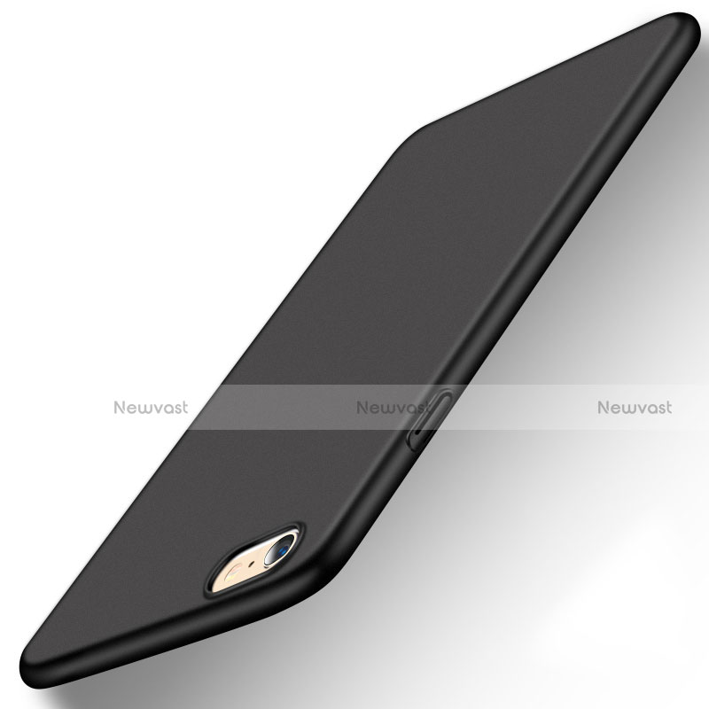 Hard Rigid Plastic Matte Finish Case Back Cover P08 for Apple iPhone 6S Black