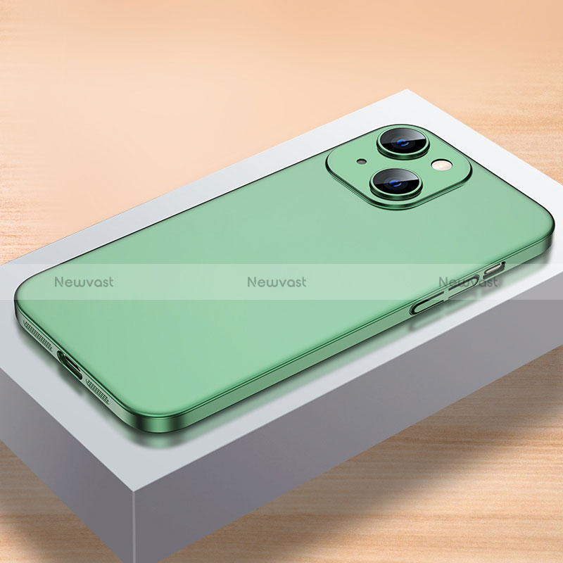 Hard Rigid Plastic Matte Finish Case Back Cover QC1 for Apple iPhone 14 Plus Green