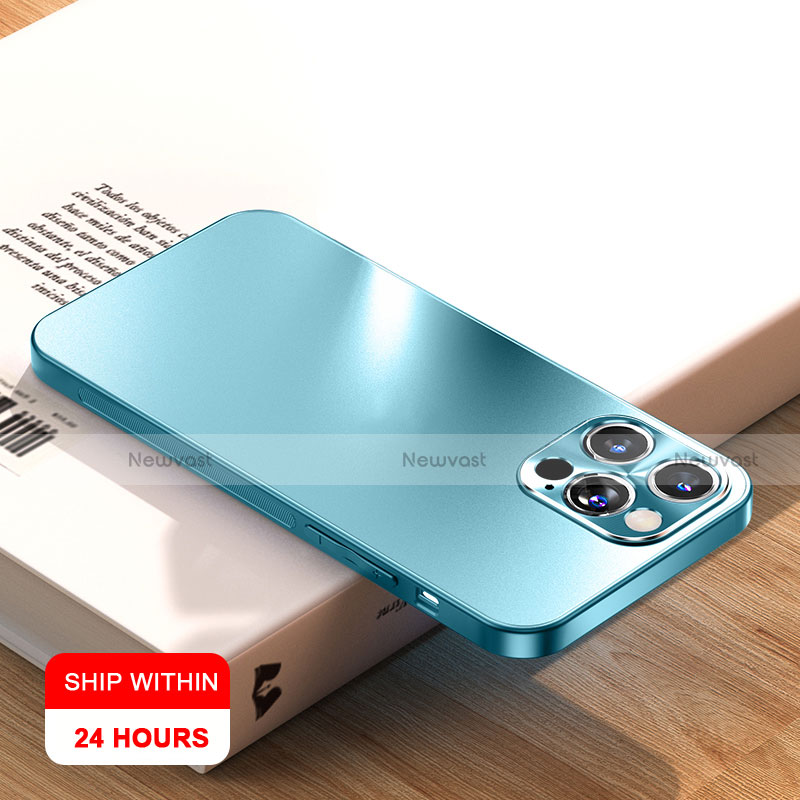 Hard Rigid Plastic Matte Finish Case Back Cover R01 for Apple iPhone 13 Pro Cyan