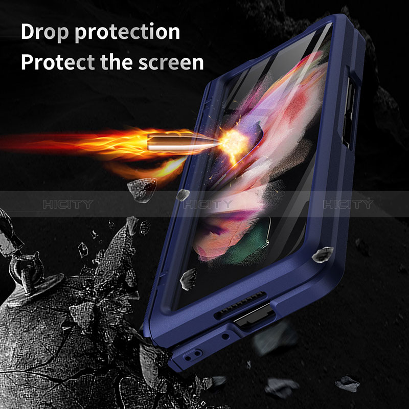 Hard Rigid Plastic Matte Finish Case Back Cover R01 for Samsung Galaxy Z Fold4 5G