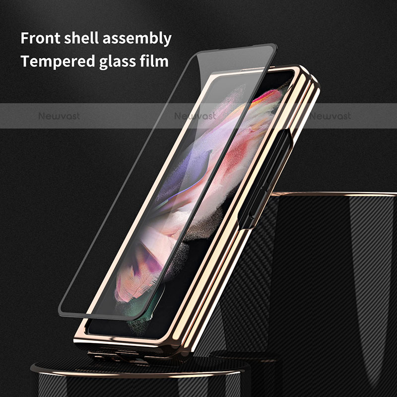 Hard Rigid Plastic Matte Finish Case Back Cover R04 for Samsung Galaxy Z Fold3 5G