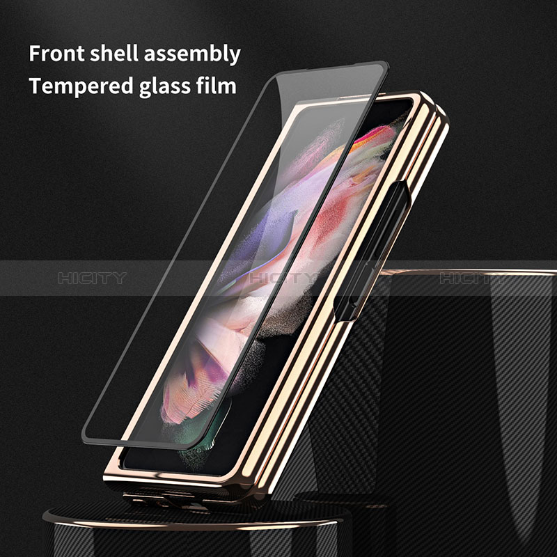 Hard Rigid Plastic Matte Finish Case Back Cover R05 for Samsung Galaxy Z Fold4 5G