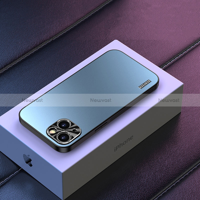 Hard Rigid Plastic Matte Finish Case Back Cover TB2 for Apple iPhone 13 Mint Blue