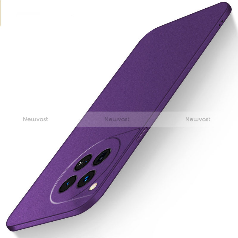 Hard Rigid Plastic Matte Finish Case Back Cover YK1 for OnePlus 12R 5G Purple