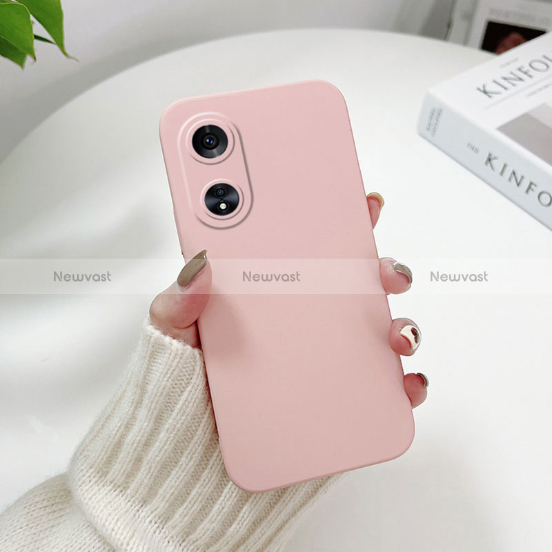 Hard Rigid Plastic Matte Finish Case Back Cover YK1 for Oppo A58 5G Pink
