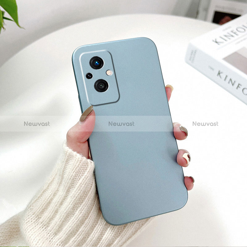 Hard Rigid Plastic Matte Finish Case Back Cover YK1 for Oppo Reno7 Lite 5G Sky Blue