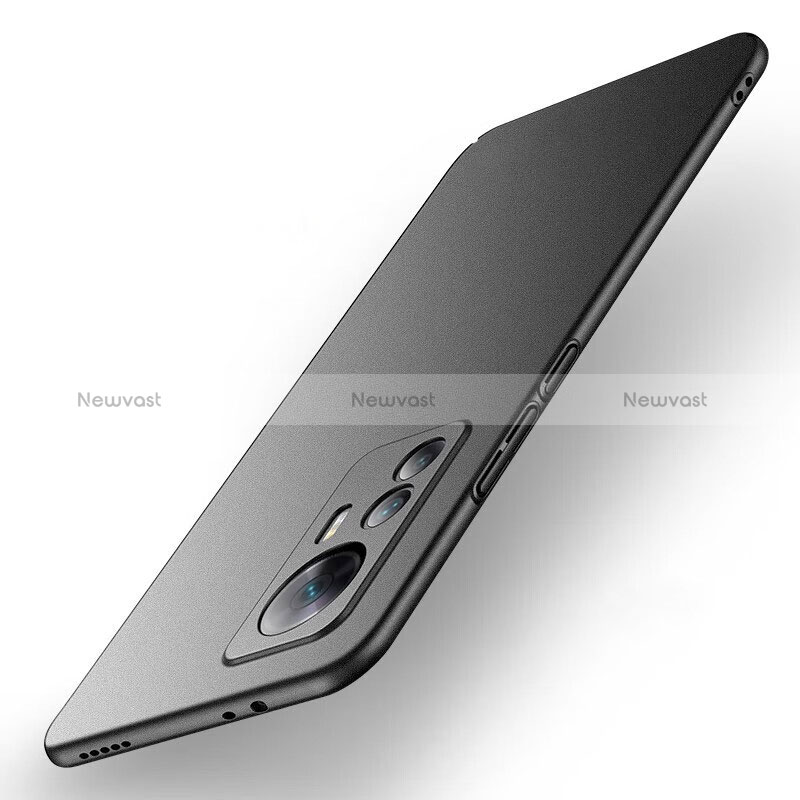 Hard Rigid Plastic Matte Finish Case Back Cover YK1 for Xiaomi Mi 12T Pro 5G Black
