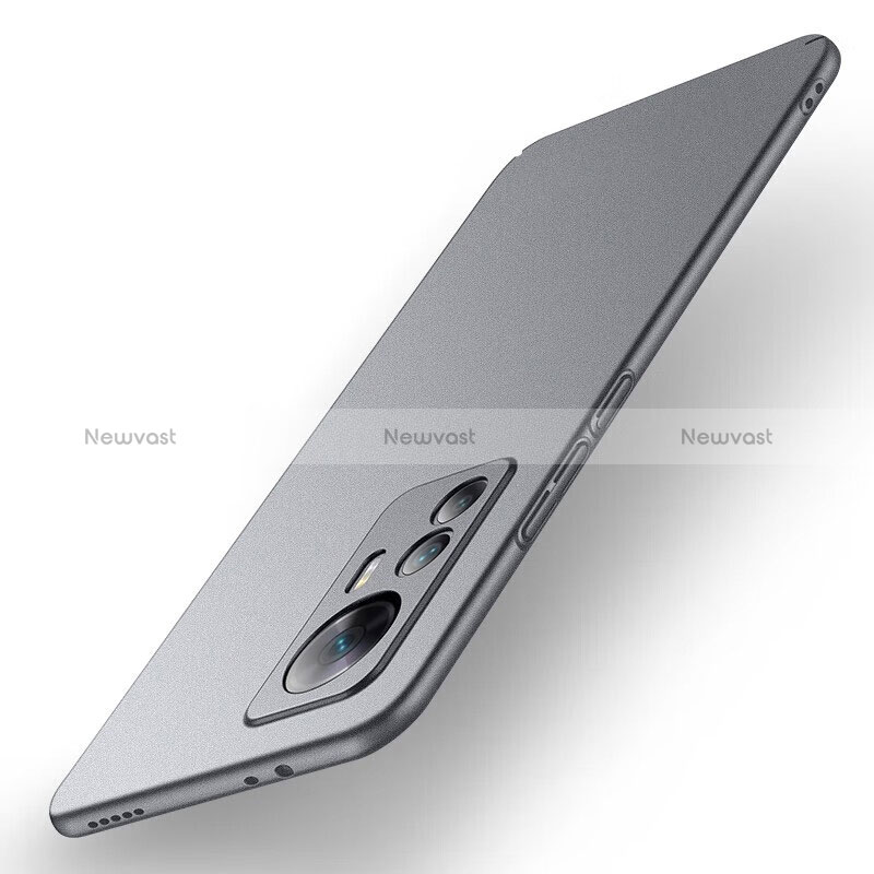 Hard Rigid Plastic Matte Finish Case Back Cover YK1 for Xiaomi Mi 12T Pro 5G Gray