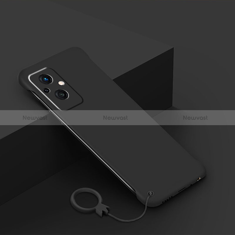 Hard Rigid Plastic Matte Finish Case Back Cover YK2 for Oppo Reno7 Z 5G Black