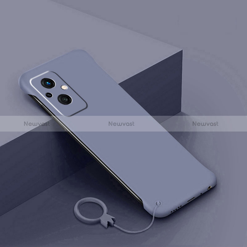 Hard Rigid Plastic Matte Finish Case Back Cover YK2 for Oppo Reno8 Lite 5G Lavender Gray