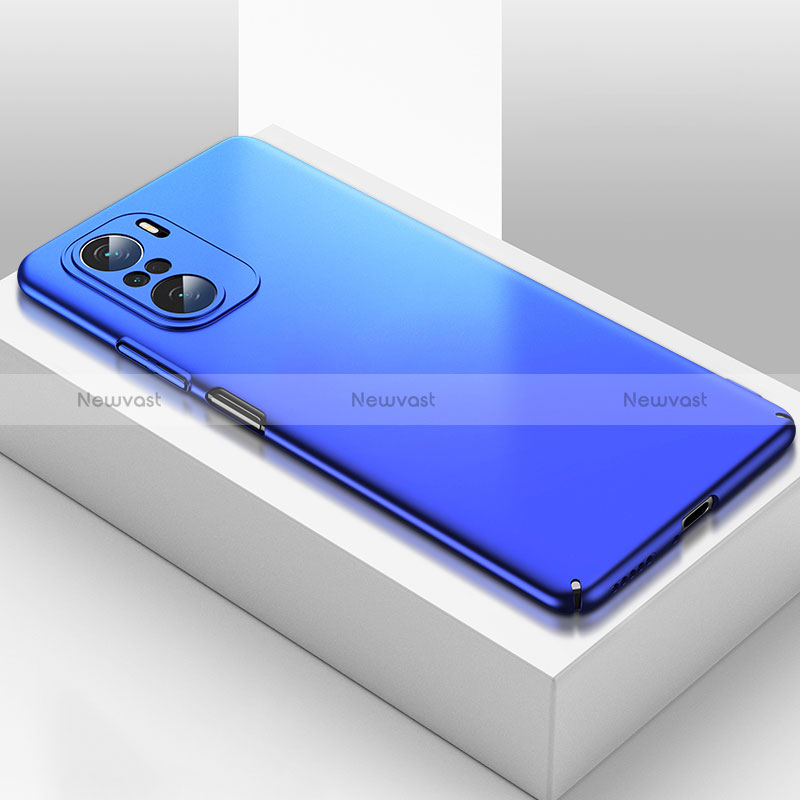 Hard Rigid Plastic Matte Finish Case Back Cover YK2 for Xiaomi Mi 11i 5G Blue