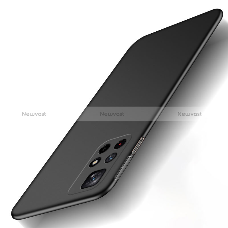 Hard Rigid Plastic Matte Finish Case Back Cover YK2 for Xiaomi Redmi Note 11S 5G Black