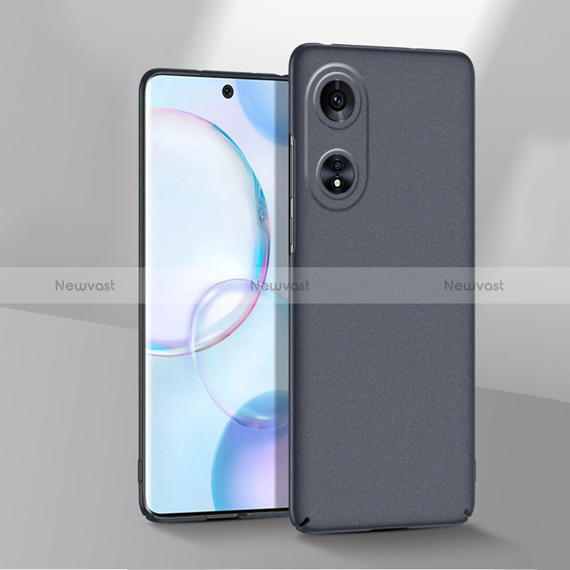 Hard Rigid Plastic Matte Finish Case Back Cover YK3 for Oppo A97 5G Gray