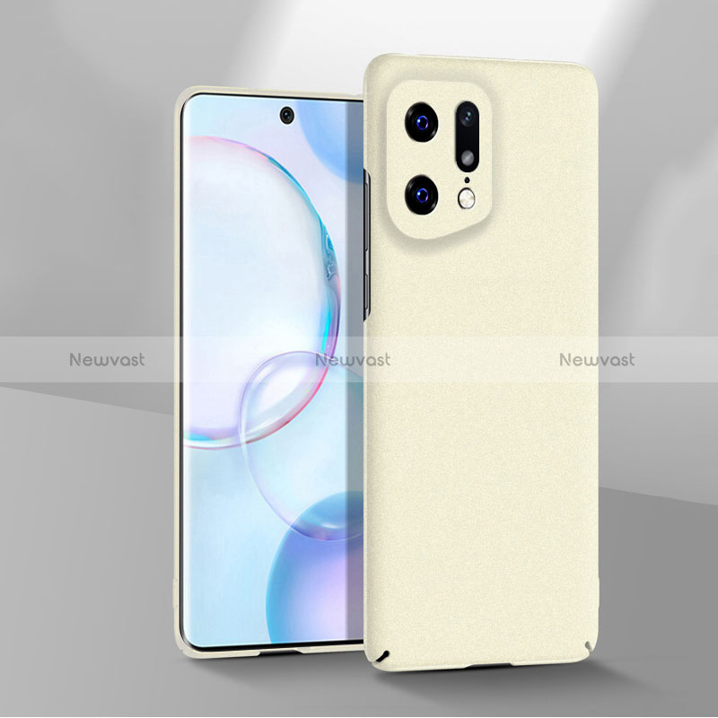 Hard Rigid Plastic Matte Finish Case Back Cover YK3 for Oppo Find X5 5G