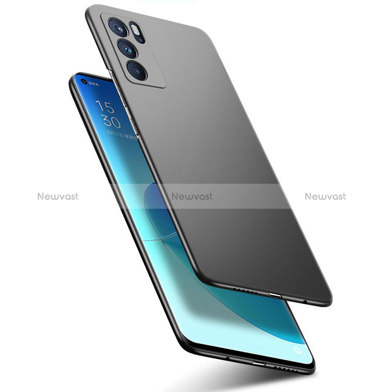 Hard Rigid Plastic Matte Finish Case Back Cover YK3 for Oppo Reno6 Pro 5G India