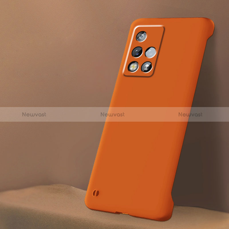 Hard Rigid Plastic Matte Finish Case Back Cover YK3 for Xiaomi Redmi Note 11S 5G Orange